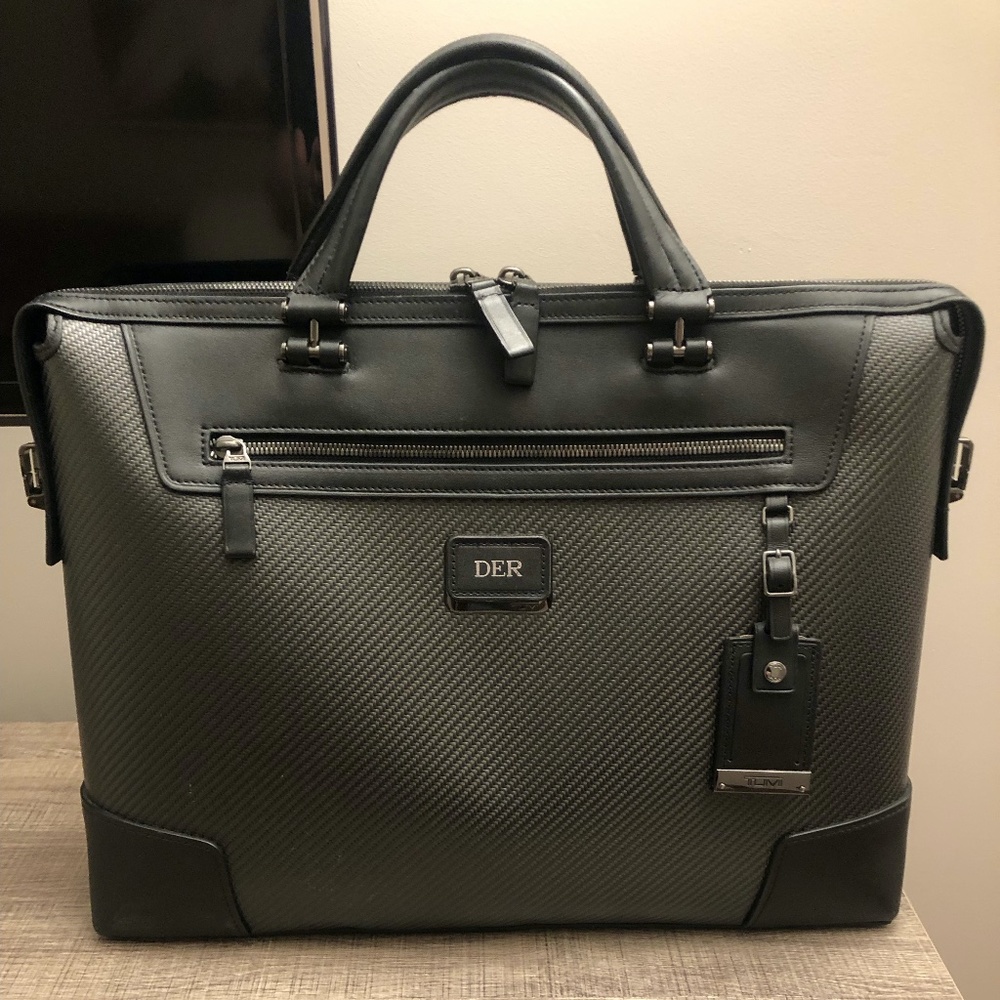 Tumi Indianapolis CFX Carbon Fiber Laptop Brief Messenger Bag (LIKE NEW!)